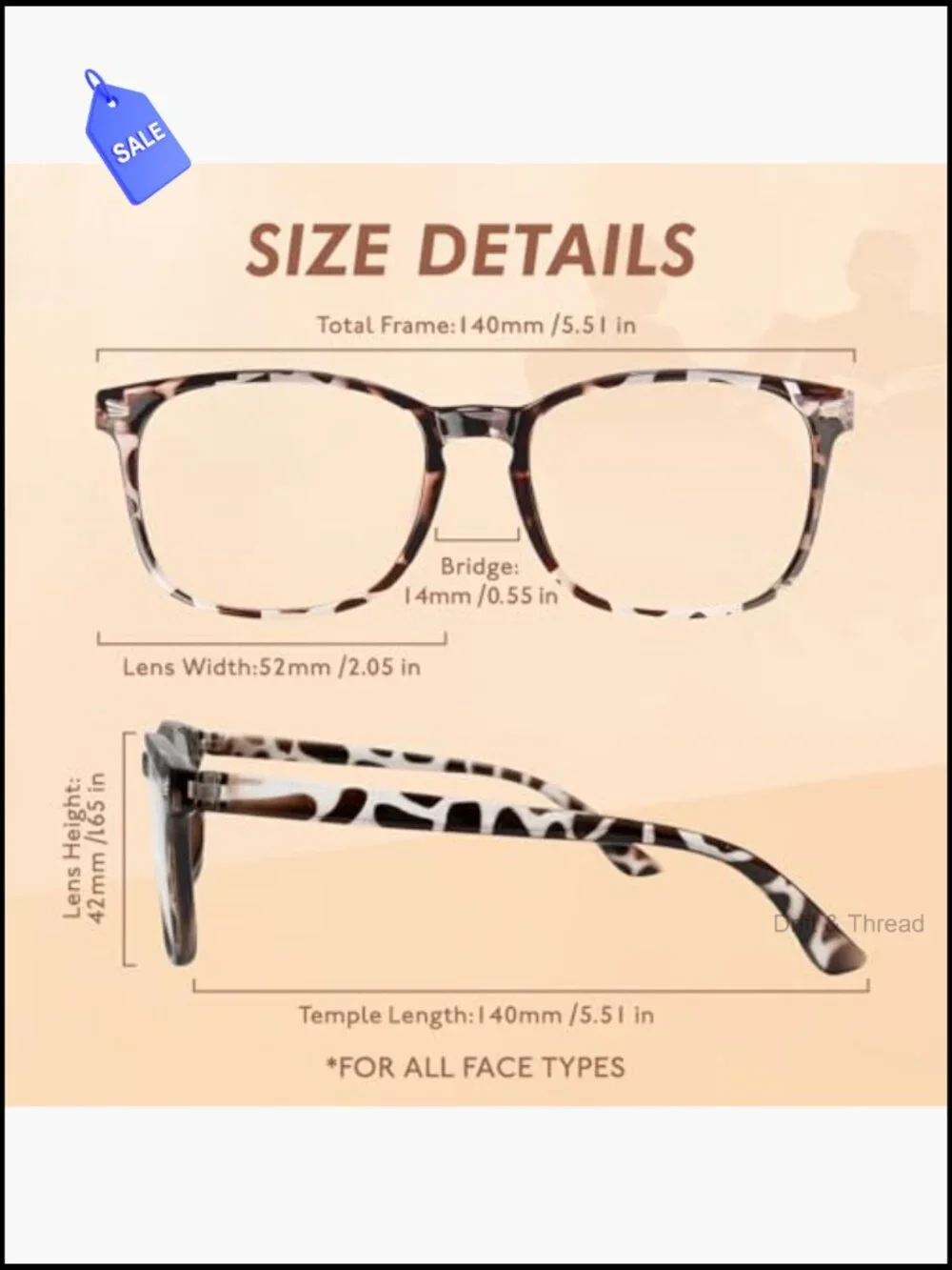 5 Pack Blue Light Reading Glasses 1.5 Power Readers for Men Women